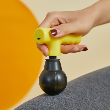 Mini fascijos masažuoklis su įkrovimu, aukšto dažnio vibracija, masažas mušimu ir bakstelėjimu; tinkamas kaklui, nugarai, juosmeniui, klubams, kojoms ir pėdoms.