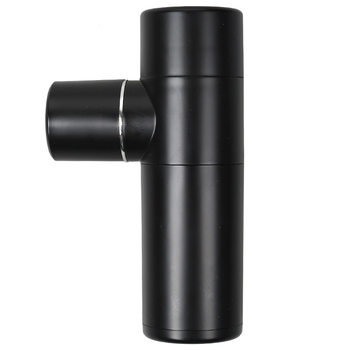 Masazno oružje za fasciju s brushless motorom, kompaktno prenosno uređaj za opuštanje mišića (ugrađena baterija, 4 nastavka, 4 brzine, buka 46-70 dB)