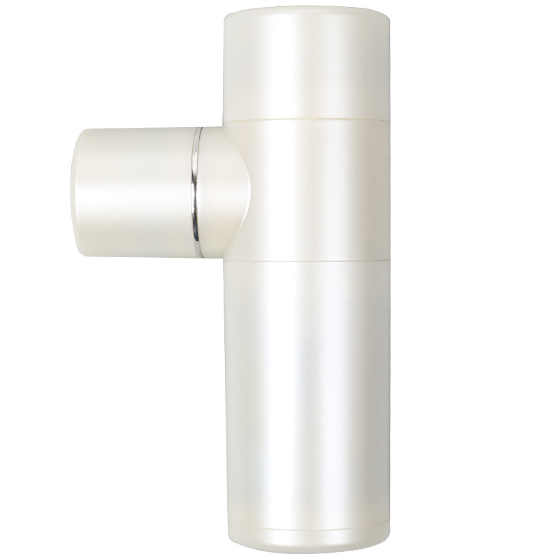 Masazno oružje za fasciju s brushless motorom, kompaktno prenosno uređaj za opuštanje mišića (ugrađena baterija, 4 nastavka, 4 brzine, buka 46-70 dB)