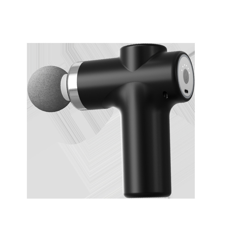 Fascia gun masažni uređaj – mini prijenosni, 4 glave (motor s četkicama; ugrađena baterija 1200-2000 mAh; autonomija >12h; buka 36-45 dB)