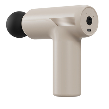 Fascia Gun: Mini prijenosni električni masažer mišića, 4 nastavka, 5+ brzina, ugrađena baterija 1000-1200 mAh, buka 46-70 dB