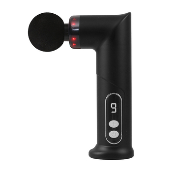 Masazer fascia za kućnu upotrebu s motorom s četkicama, LCD zaslon, 4 nastavka za masažu, ugrađena baterija 1000–1200 mAh, trajanje baterije 1–3 sata