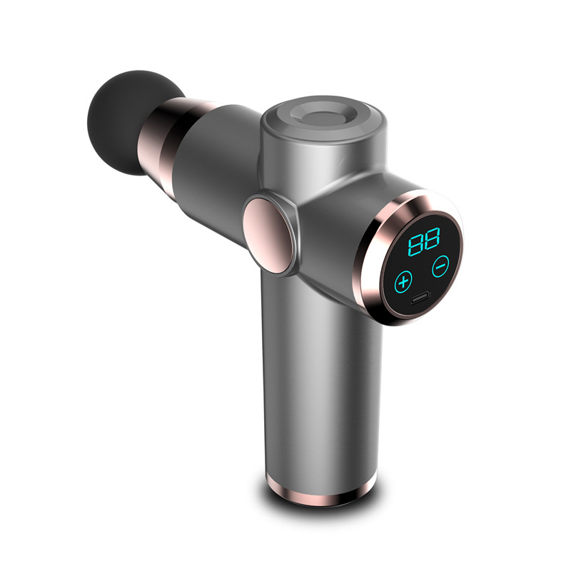 Fasciаlni masažni uređaj s 5+ brzina, LCD zaslon, 4 glave, ugrađena baterija 1200–2000 mAh, 24 W, buka ispod 36 dB