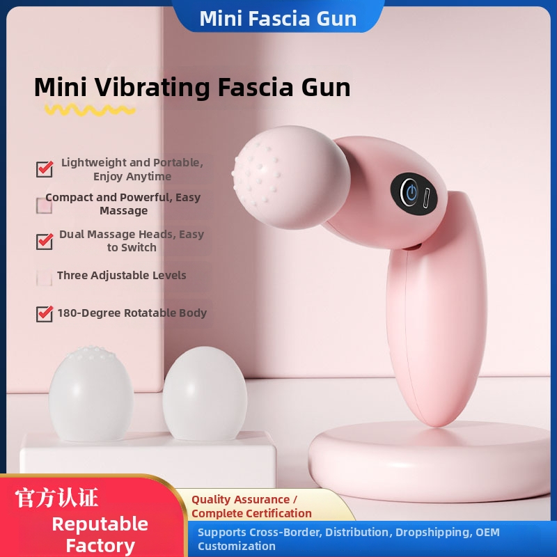 Fasijos masažuoklis – tylus, USB maitinimas, Modelis 022, Du masažo kontaktai, Kaklui, Juosmeniui, Klubams, Kojoms ir Nugarai