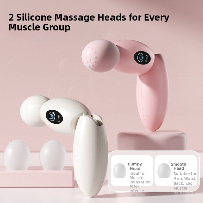 Fasijos masažuoklis – tylus, USB maitinimas, Modelis 022, Du masažo kontaktai, Kaklui, Juosmeniui, Klubams, Kojoms ir Nugarai