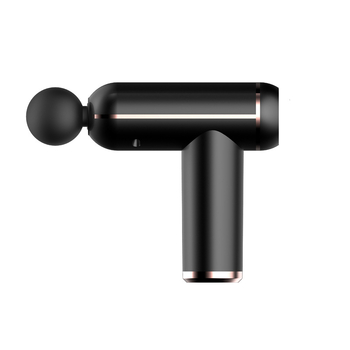 Mini masaj fascie cu baterie încorporată, motor cu perii, 4 capete de masaj, funcție de compresie caldă, afișaj LCD cu 32 niveluri