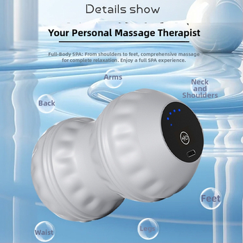 Fascia Bumba Masier TY-517 – dubulti masāžas kontakti, uzlādējams, visa ķermeņa masāža, silikona korpuss