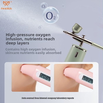 Rankinis deguonies įrenginys veidui — be adatos, aukšto slėgio nano hidratacijos purškimas, modelis QZYY-02, nešiojamas, IPX5 atsparumas vandeniui