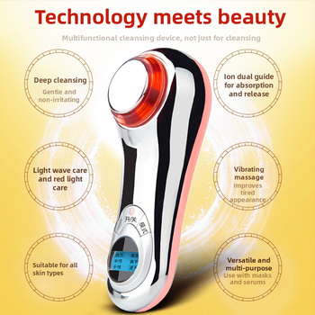 YKANG RF näoseade ilu - kaasaskantav näopuhastuslaite negatiivsete ioonidega, sisseehitatud aku <300 mAh, IPX0