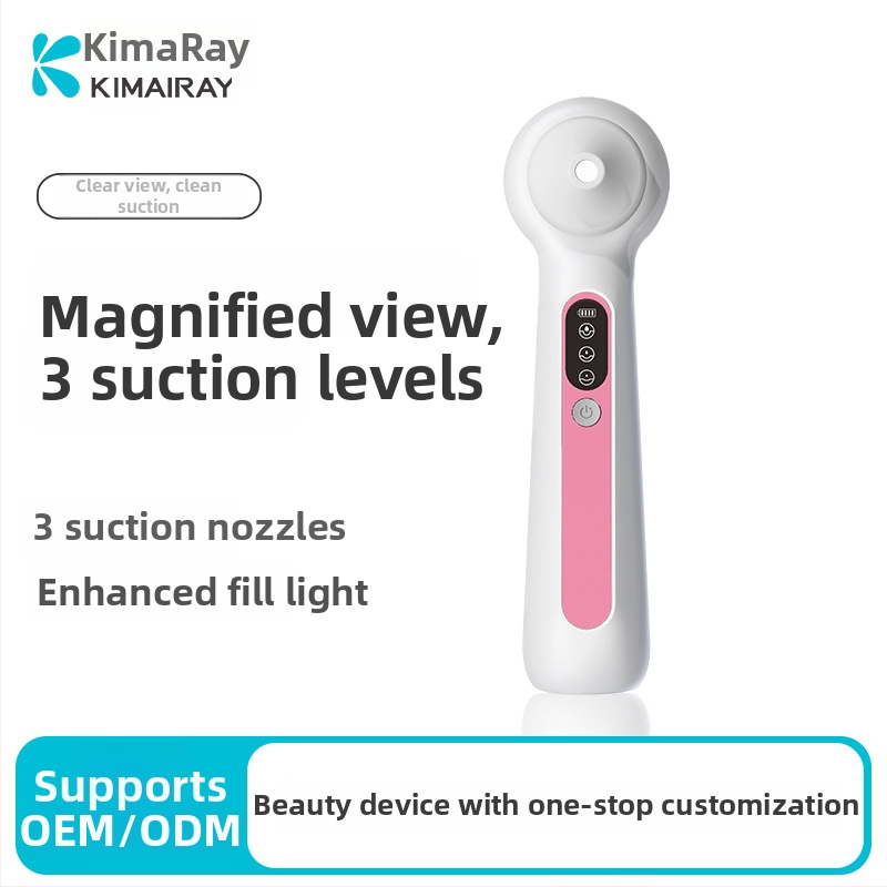 Ultragarsinis juodųjų taškų šalinimo įrankis — 3 lygio reguliavimas, CE/FCC sertifikuotas, korpusas ABS + silikagelis