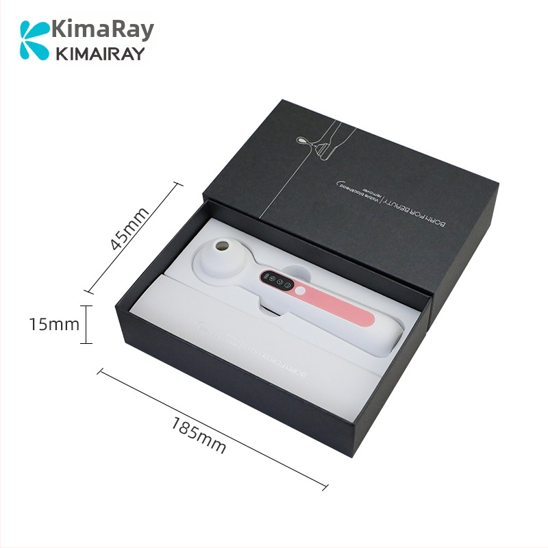 Ultragarsinis juodųjų taškų šalinimo įrankis — 3 lygio reguliavimas, CE/FCC sertifikuotas, korpusas ABS + silikagelis