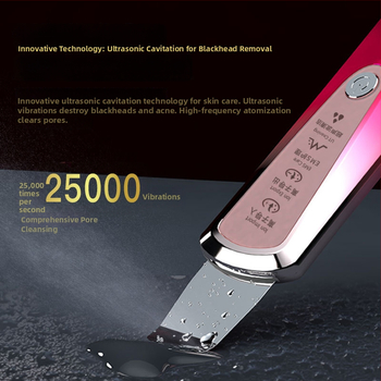 Ultrazvučni uređaj za čišćenje lica – prijenosni, baterija 500–800 mAh, IPX1 vodootporan, čišćenje i pomlađivanje kože, kućna upotreba