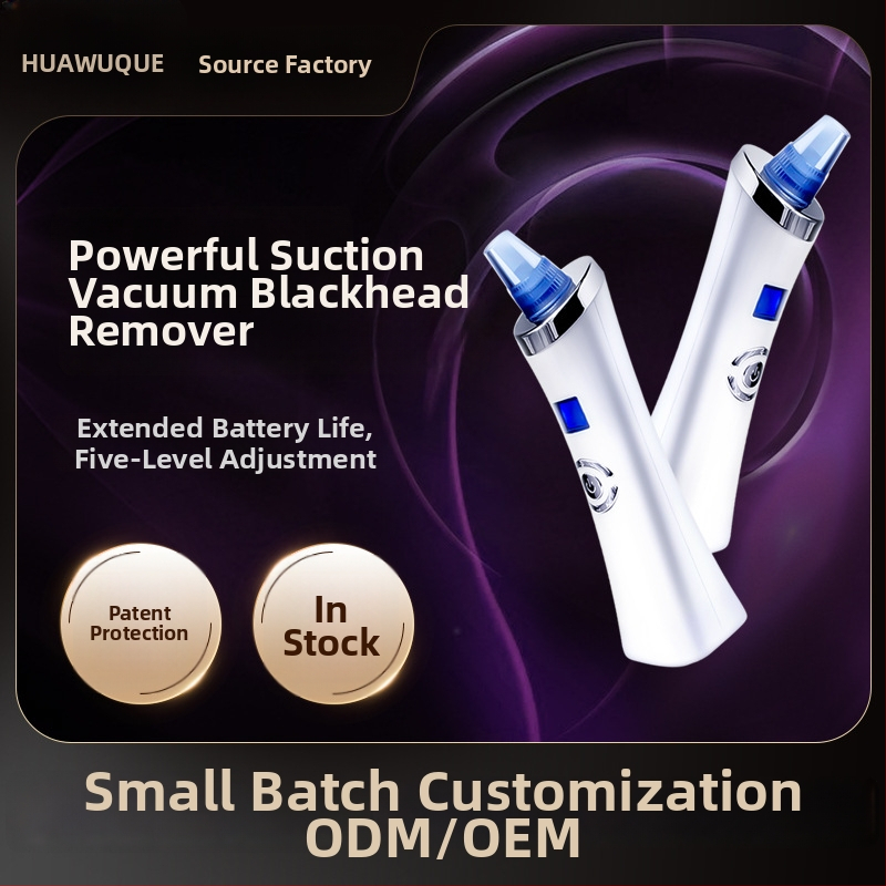 DYM002 Vakuuminis juodųjų taškų valiklis veidui — Porų valymas, Juodųjų taškų įsiurbimas, Spuogų ir negyvos odos šalinimas, 5 lygiai slėgio (55–65 kPa), CE ROSH FDA