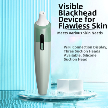 Elektrinis vizualiai valdomas juodųjų dėmių šalinimo ir porų valymo įrenginys su kamera, modelis ZM2022, 2 greičiai, riebalų kontrolė, korpusas ABS+PC+silika gelis