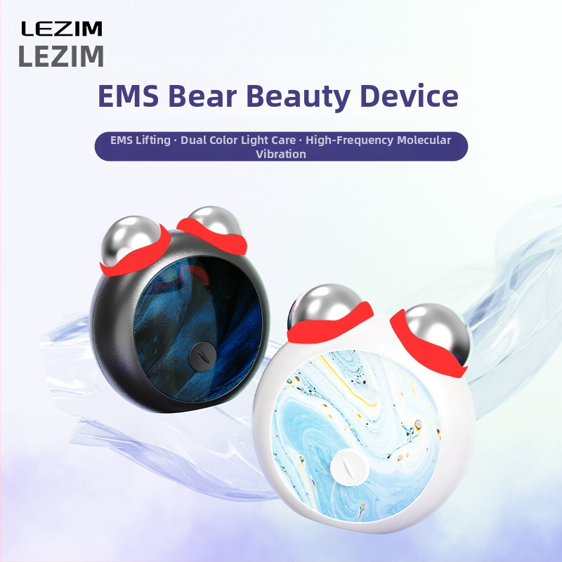 EMS mikrovoolu näomassaaž koos kahe rulliga liftimiseks ja toniseerimiseks, kaasaskantav nahka uuendav seade, sisseehitatud aku 300–500 mAh, IPX3