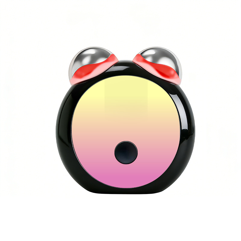 EMS mikrovoolu näomassaaž koos kahe rulliga liftimiseks ja toniseerimiseks, kaasaskantav nahka uuendav seade, sisseehitatud aku 300–500 mAh, IPX3