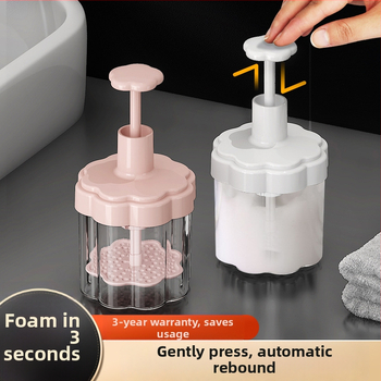 3-in-1 putų buteliukas veidui ir šampūnui – plastikas, Cui Da prekės ženklas, tinka dovanai, be logotipo