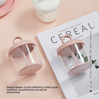 Mo Yao Life Putų gaminimo indelis veido valymui, veido plovimui ir šampūnui — PS+PP, 8×8×11.5 cm, su dangteliu, logotipo spauda, privatios etiketės galimybė