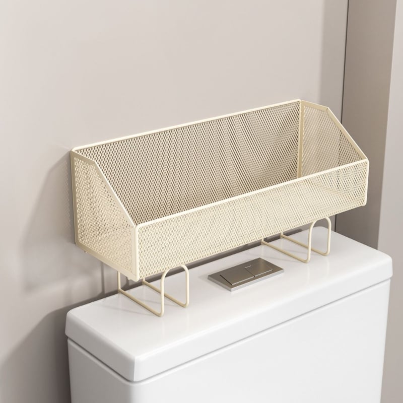 Vonios kambario laikymo lentyna - plieninė su elektroplatingo danga, vieno lygio, apkrova 5–10 kg, model Hb012-mtzwj-h-da