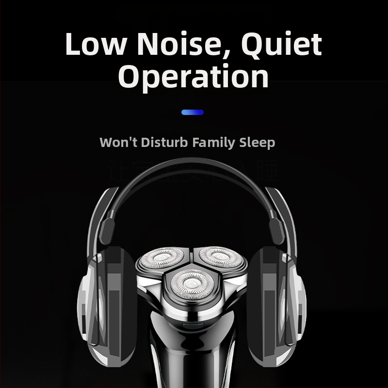 Elektriline habemepuhastusmasin plaukioja rotatsiooniga 3Teraga peaga, eemaldatav ja loputatav lõikepea, sisseehitatud aku 300–500 mAh, tööaeg kuni 60 min, laadimise aeg 1 tund