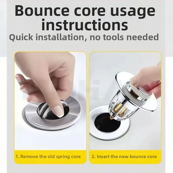 Valamu kanali filtr Bounce Core, vask, kahepealine disain, Bounce tüüp, kaasaegne stiil