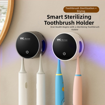 Kompaktne nutikas hambaharja sterilisaator USB toiteallikaga, puutetundlik juhtimine, UV steriliseerimine, 10–60 min tsükkel, mudel RA-983