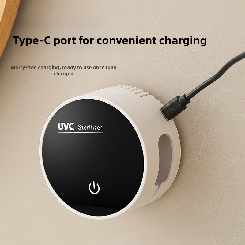 Kompaktne nutikas hambaharja sterilisaator USB toiteallikaga, puutetundlik juhtimine, UV steriliseerimine, 10–60 min tsükkel, mudel RA-983