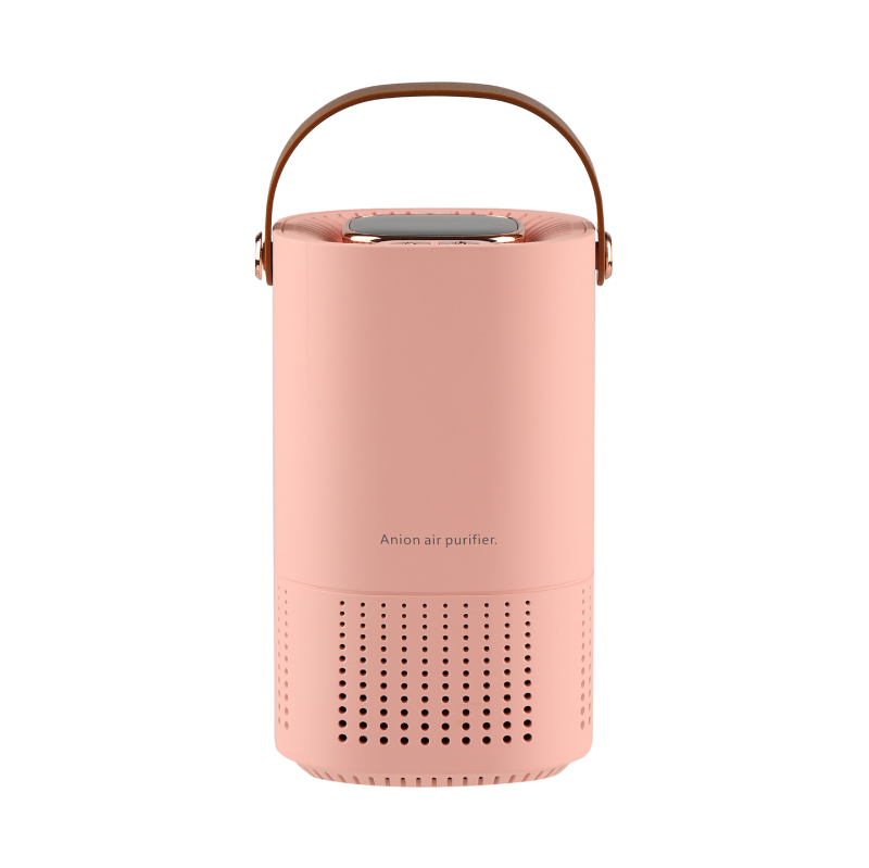 Stolni pročišćivač zraka s negativnim ionima – USB napajanje, model A8, protok zraka 51–150 m³/h, pokriće 11–20 m², tih rad ≤36 dB