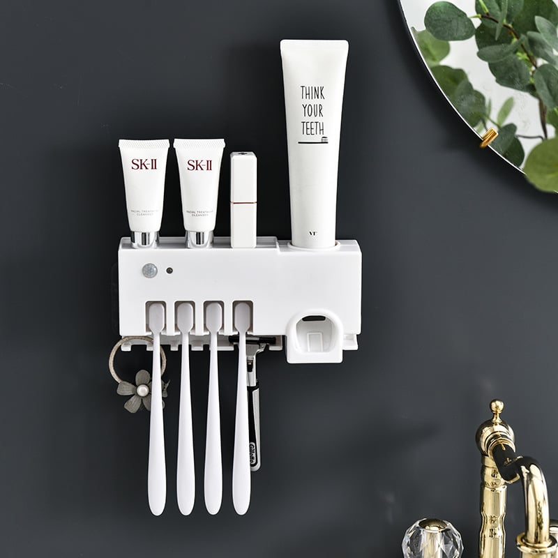 Ultravioletinis dantų šepetėlių sterilizatorius, modelis 808, USB maitinimas, ABS medžiaga, dezinfekcija 100°C, 30 s