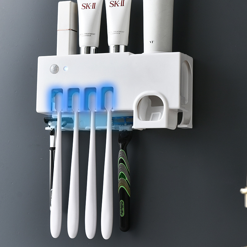 Ultravioletinis dantų šepetėlių sterilizatorius, modelis 808, USB maitinimas, ABS medžiaga, dezinfekcija 100°C, 30 s