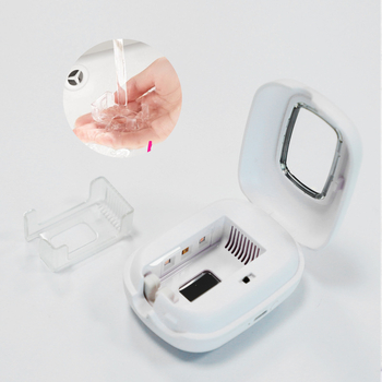 Кутия за дезинфекция на четки за зъби, UV-C стерилизатор, 5 мин цикъл, вградена батерия, модел STB-047A