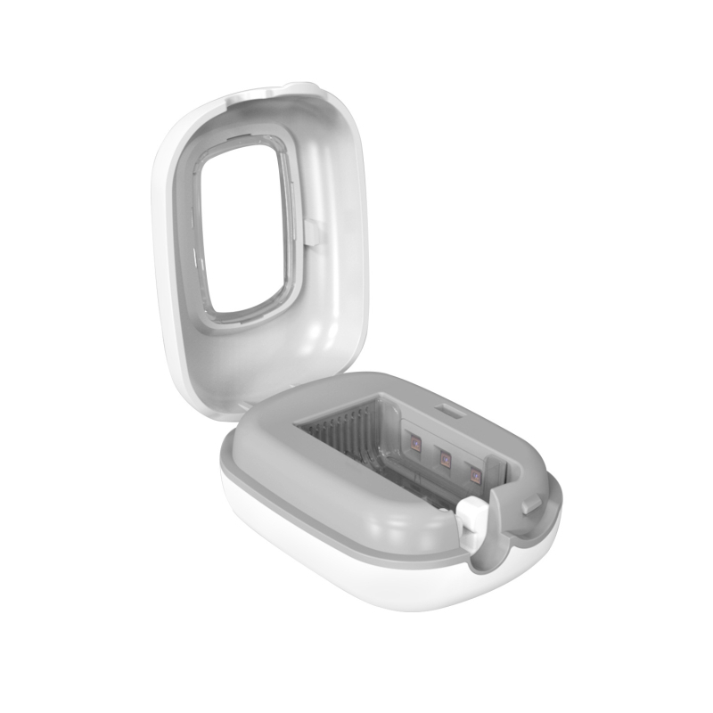 Кутия за дезинфекция на четки за зъби, UV-C стерилизатор, 5 мин цикъл, вградена батерия, модел STB-047A