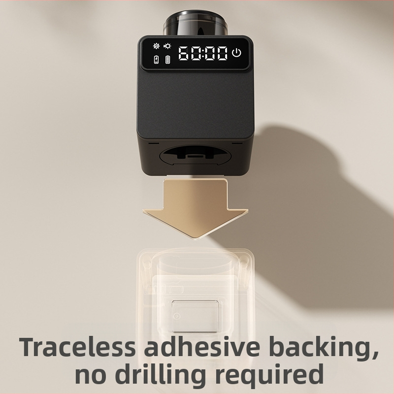 RA-616 Steriliseeriv hambaharja hoidik UV-desinfitseerimisega, USB toitega, puutetundlik juhtimine, kleeplindi abil paigaldus (ilma puurimata)