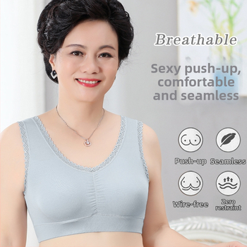 Modalinė liemenėlė moterims, be vielos, vest stiliaus, 3/4 kaušelis, vidutiniškai formuotas kaušelis, dvigubos petnešėlės