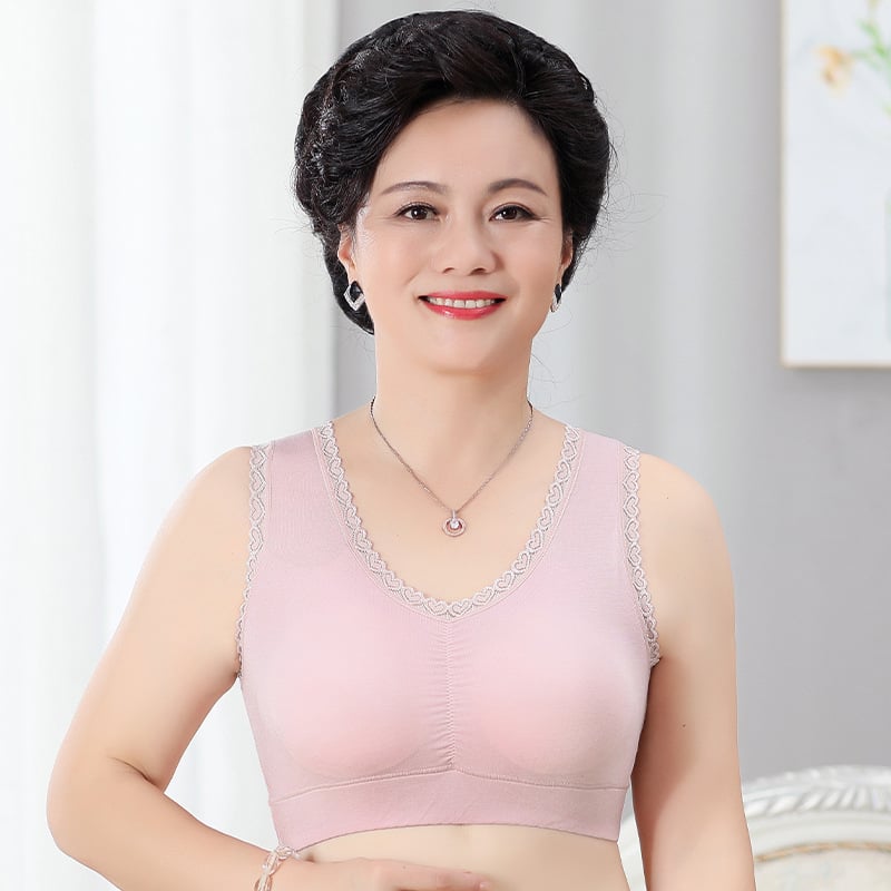 Modalinė liemenėlė moterims, be vielos, vest stiliaus, 3/4 kaušelis, vidutiniškai formuotas kaušelis, dvigubos petnešėlės