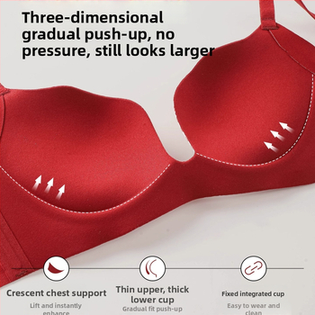 Push-Up formuojanti liemenėlė, 3/4 puodelio, V iškirptė, užnugaros keturi užsegimai, nailonas su spandekso įdaila