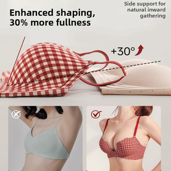 Push-Up formuojanti liemenėlė, 3/4 puodelio, V iškirptė, užnugaros keturi užsegimai, nailonas su spandekso įdaila