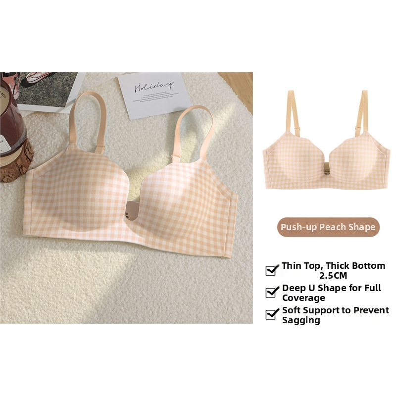 Push-Up formuojanti liemenėlė, 3/4 puodelio, V iškirptė, užnugaros keturi užsegimai, nailonas su spandekso įdaila