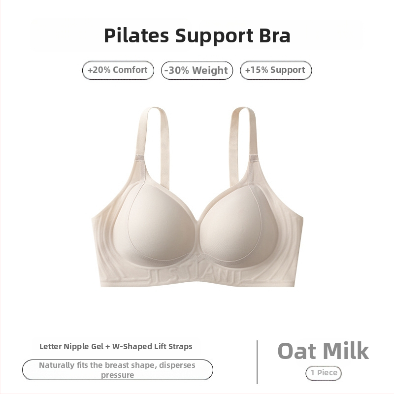 Push-Up bešuvė liemenėlė moterims, 3/4 taurė, plonos formuotos taurės, be vielos, kvėpuojanti, patogi