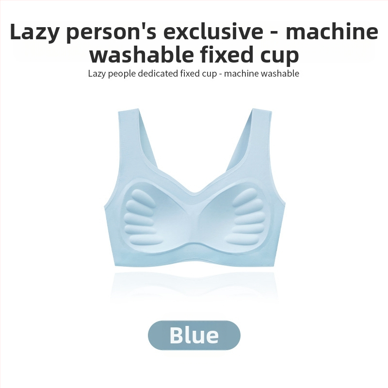 Be vielos, be siūlių, su formuotais puodeliais, vest stiliaus liemenėlė, su fiksuotais dvigubais peties dirželiais, nailonas/elastanas