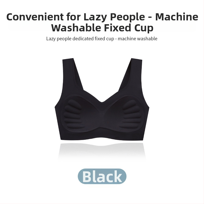 Be vielos, be siūlių, su formuotais puodeliais, vest stiliaus liemenėlė, su fiksuotais dvigubais peties dirželiais, nailonas/elastanas