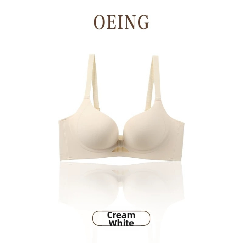 Besiūlė moteriška liemenėlė su šoniniu formavimu, nailonas, 3/4 kaušelis, plonas formuojamas kaušelis, fiksuotos dvigubos petnešos, nugaros keturių eilučių užsegimas, Oshijue