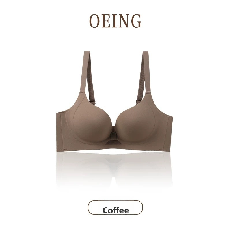 Besiūlė moteriška liemenėlė su šoniniu formavimu, nailonas, 3/4 kaušelis, plonas formuojamas kaušelis, fiksuotos dvigubos petnešos, nugaros keturių eilučių užsegimas, Oshijue