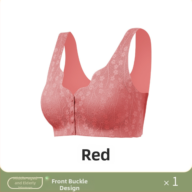 Belaidė liemenėlė su priekinio užsegimo ir nėriniais, liemenėlės stiliaus vest, 3/4 kaušelis, vidutinio formavimo, nailono audinys