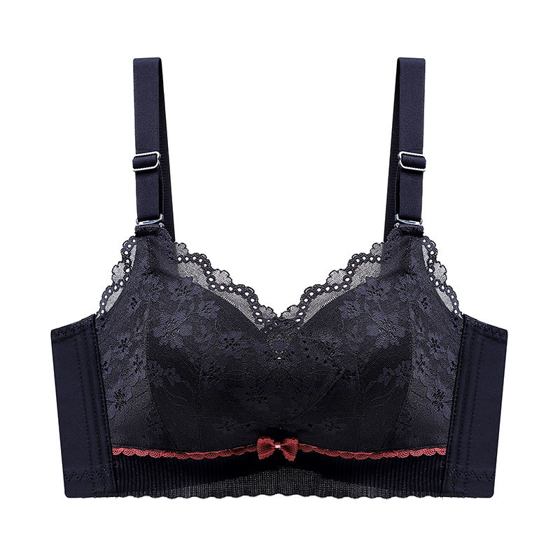 Push-Up rinnahoidja väikeste rindade jaoks, 8 cm paks vormitud kauss, 3/4 kauss, eemaldatavad topelt õlapaelad, tagant neli rivistruktuuri kinnitusi, pitsmaterjal