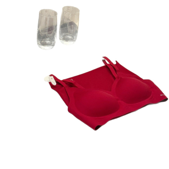 Bešivni set grudnjaka od najlona za žene – push-up za male grudi, proširenje prema van, vitak struk, bežični dizajn s fiksnim košaricama