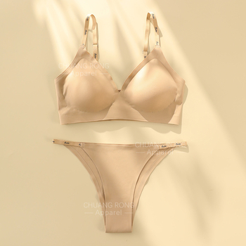 3/4 kausi rinnahoidja komplekt, õhukesed vormitud kausid, nailonist materjal, ilma metallkinnituseta, fikseeritud topelt õlapaelad, hingav, tõstmine ja selja kuju