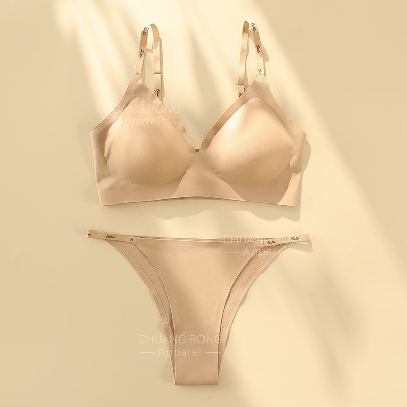 3/4 kausi rinnahoidja komplekt, õhukesed vormitud kausid, nailonist materjal, ilma metallkinnituseta, fikseeritud topelt õlapaelad, hingav, tõstmine ja selja kuju