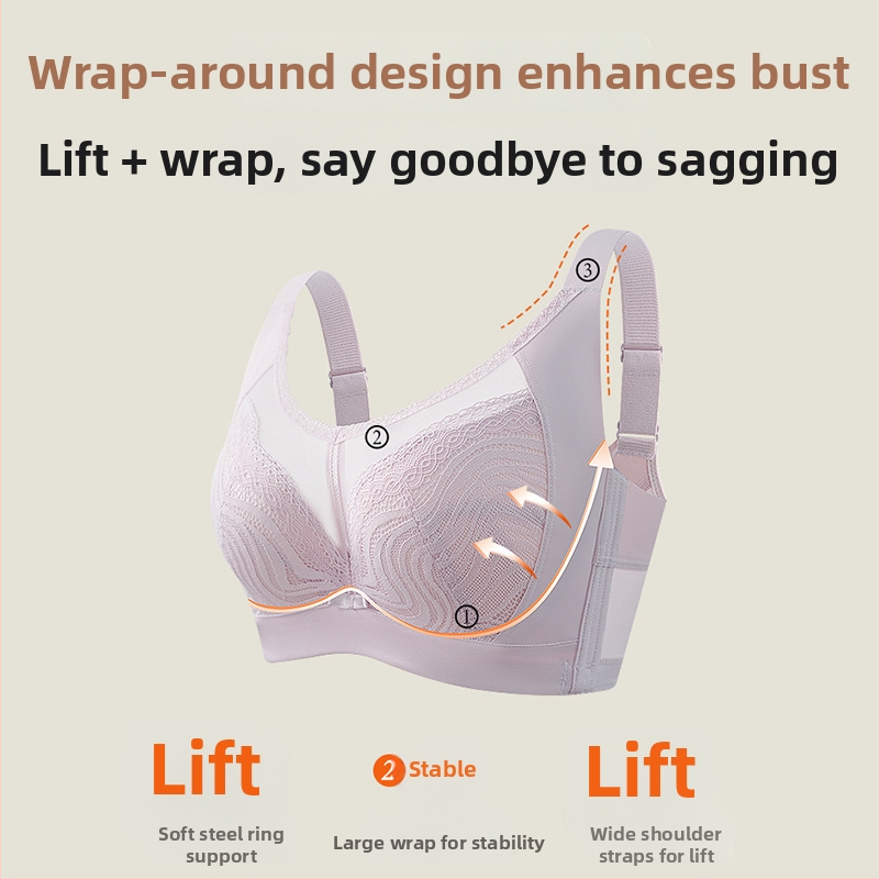 Liemenėlė su pilnu puodeliu push-up, vidutinio tipo kaušelis, nailoniniai nėriniai, viršutinė parama