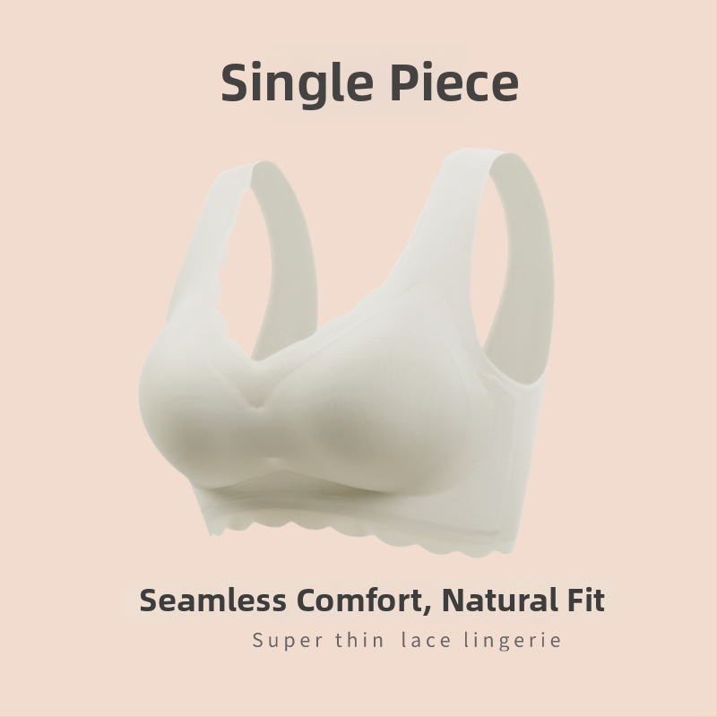 Õmblusteta sportrinnahoidja täis kaussidega ja õhukeste vormitud kaussidega, fikseeritud kahepõlged, hingav Nylon-Spandex